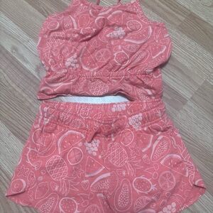 Cat & Jack Coral Tank Top and Shorts Set